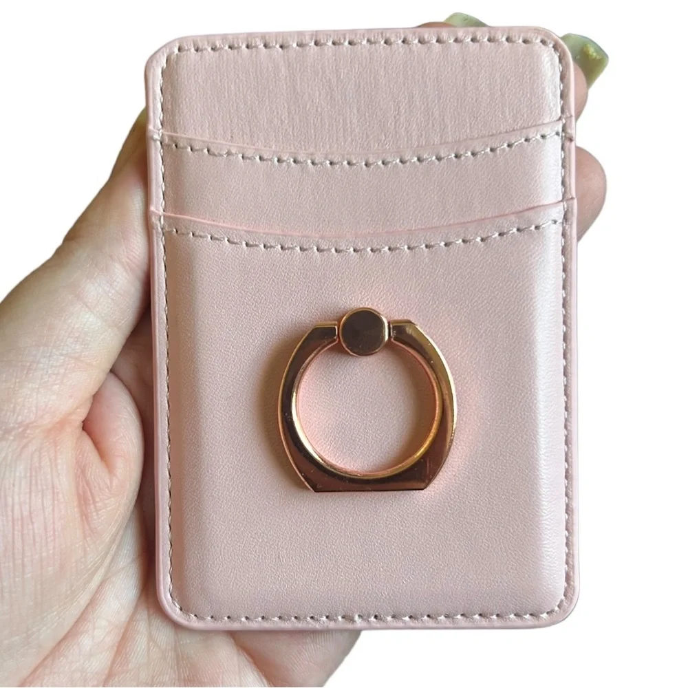 Collection Eighteen Magnetic Card Holder with Phone Case in Pink